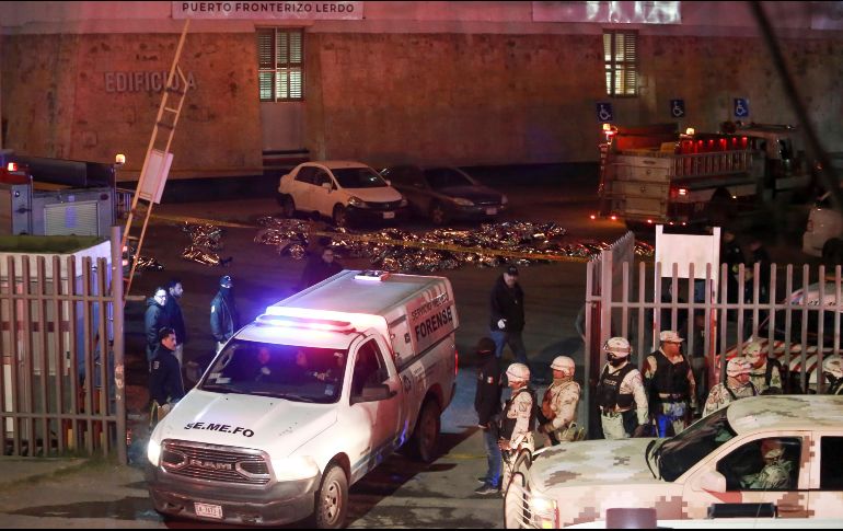 López Obrador responsabiliza a una protesta de migrantes por el incendio en Ciudad Juárez, Chihuahua. AP / C. Chávez