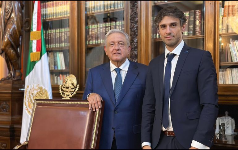 López Obrador junto a Guiado Croxatto. EFE/ARCHIVO