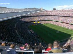 La final de la primera edición de la King's League reunió a 92 mil 522 personas en el Estadio Camp Nou y fue seguida por 2.1 millones de usuarios en Internet. TWITTER / @KLClips