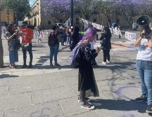 Las activistas exigieron que el Congreso de Jalisco legisle en el tema luego de las reformas aprobadas en el Senado de la República. ESPECIAL