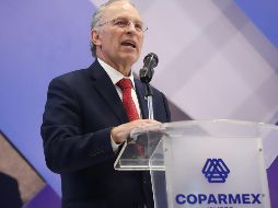 José Medina Mora, presidente nacional de la Coparmex, dijo que el organismo fomentará la participación ciudadana en el próximo proceso electoral. EL INFORMADOR/ CARLOS ZEPEDA