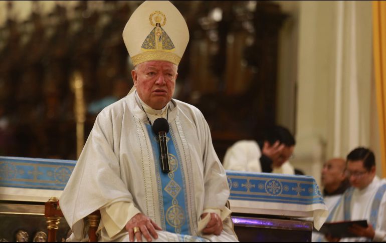 El Cardenal emérito Juan Sandoval Íñiguez cumple 90 años. EL INFROMADOR/ ARCHIVO