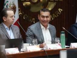 Salvador Zamora expuso sobre los avances y retos de su gestión al frente de Tlajomulco. ESPECIAL