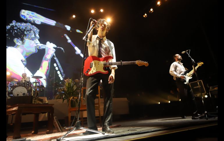 The 1975 ha dado en la Perla tapatía un show completo; un juego de luces en formato sencillo pero que jugó emotivamente con las canciones. EL INFORMADOR / C. Zepeda