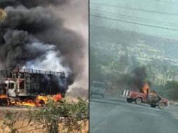 Los bloqueos e incendios causaron alerta entre la población. SUN