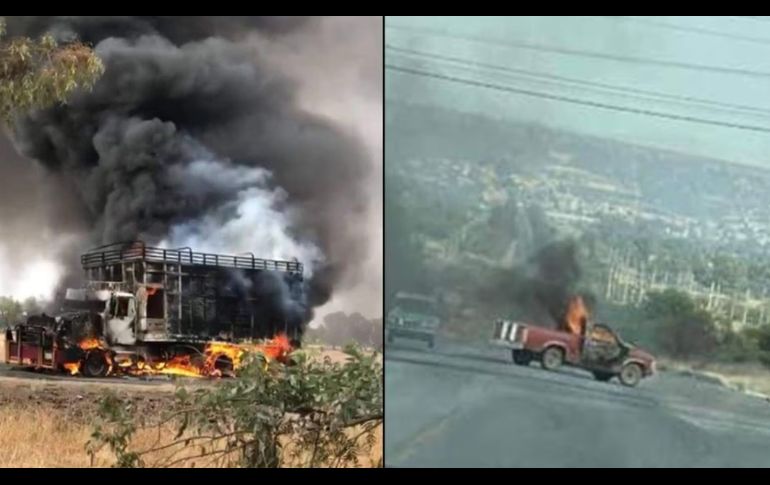 Los bloqueos e incendios causaron alerta entre la población. SUN