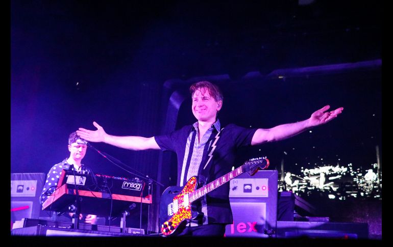 La banda británica de indie rock, Franz Ferdinand, se presentó con gran éxito en el Guanamor Teatro Studio la noche del miércoles, donde convocó a dos mil 600 personas. EL INFORMADOR / A. Navarro