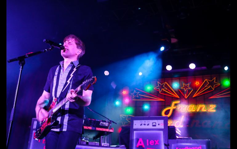 La banda británica de indie rock, Franz Ferdinand, se presentó con gran éxito en el Guanamor Teatro Studio la noche del miércoles, donde convocó a dos mil 600 personas. EL INFORMADOR / A. Navarro