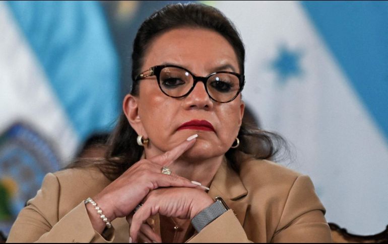 Xiomara Castro, presidenta de la República de Honduras. AFP