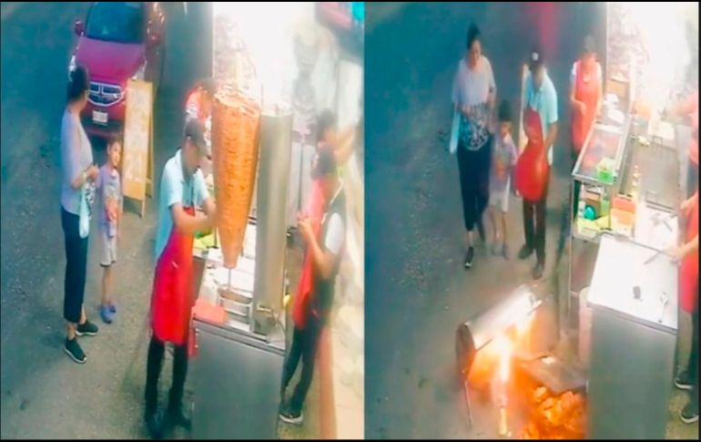 Tras el accidente, cibernautas lamentaron todo lo que se perdió. ESPECIAL/CAPTURA DE VIDEO