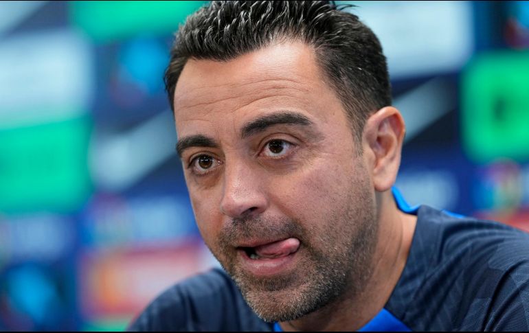Xavi habló sobre el posible regreso de Lionel Messi al Barcelona. EFE / A. García