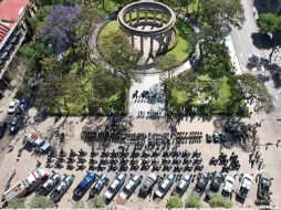 El evento tuvo lugar frente a la rotonda de los Jaliscienses Ilustres. EL INFORMADOR/A. Navarro