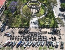 El evento tuvo lugar frente a la rotonda de los Jaliscienses Ilustres. EL INFORMADOR/A. Navarro