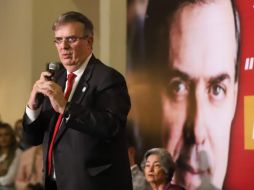 Marcelo Ebrard Casaubon visitÓ Guadalajara para presentar su libro  “El Camino de México”. EL INFROMADOR/ CARLOS ZEPEDA