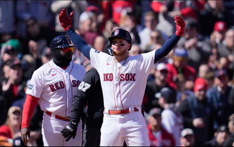 Álex Verdugo, uno de los 15 mexicanos en las Grandes Ligas en esta temporada. AP/C. Krupa