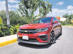 Aveo 2024. El modelo cuenta con trazos firmes en la carrocería. ESPECIAL