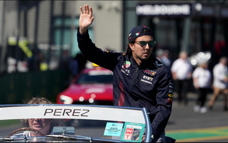 El tapatío, Checo Pérez, buscará remontar desde el último puesto de la parrilla de salida. AP