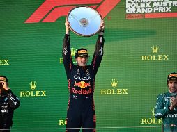 Max Verstappen lidera el campeonato de pilotos con 69 puntos. EFE/J. Carrett