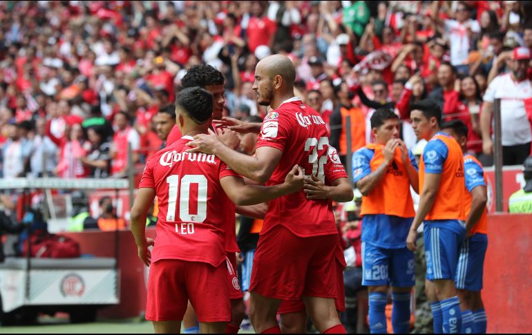 Toluca es segundo lugar de la tabla con 25 unidades. SUN