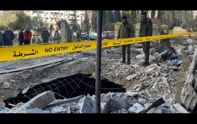 Los  misiles israelíes impactaron el área del aeropuerto internacional de Damasco. ESPECIAL