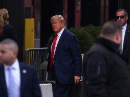Trump se convirtió el jueves en el primer expresidente del país en afrontar cargos penales. EFE