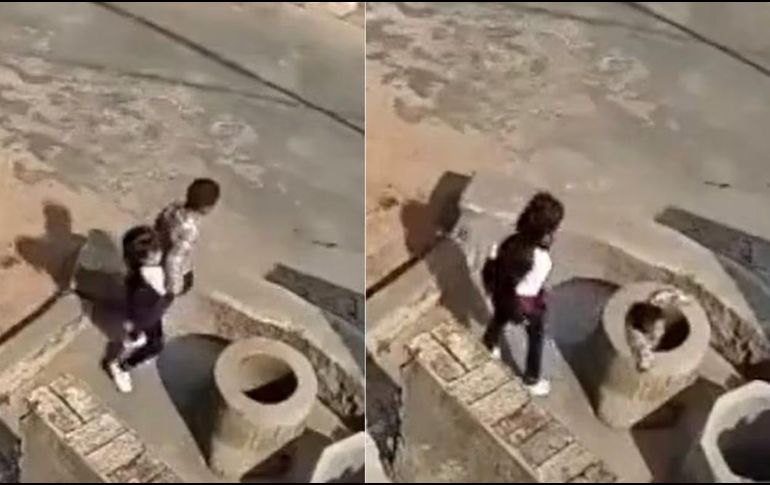 La niña actuó de este modo imitando una serie de televisión. ESPECIAL