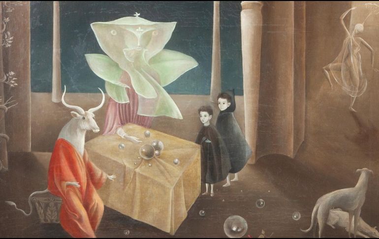 Two Children Are Threatened by a Nightingale, de Leonora Carrington ESPECIAL/Gobierno de México