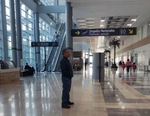 El aeropuerto luce vacío en estas vacaciones de Semana Santa. ESPECIAL