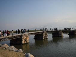 El Lago de Chapala está actualmente a 57.1% de su capacidad y en 2022 registraba 67% de almacenamiento. ESPECIAL