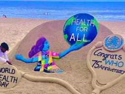 La OMS celebra su 75 aniversario. ESPECIAL/ Twitter