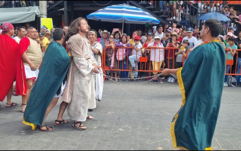 La Judea 2023 cuenta con la participación de 140 actores, Miguel Iván Alejo Guareño interpreta a Jesús por ocho años seguidos. EL INFORMADOR / E. Gomez