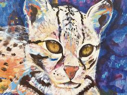 La muestra “Animales Sagrados” está conformada por 17 piezas pictóricas, con aplicación de técnicas mixtas. CORTESÍA