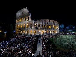 En la procesión de este año acudieron unas 20 mil personas. EFE/F. Frustaci