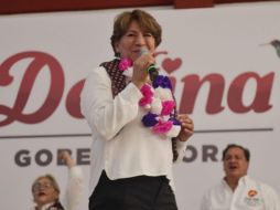 Delfina Gómez pidió a militantes, simpatizantes y a la ciudadanía en general a sumarse a su proyecto. TWITTER/delfinagomeza