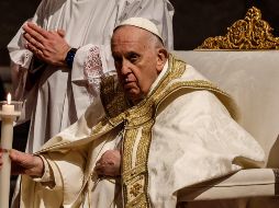 El Papa Francisco presidió el rito en la Basílica de San Pedro. EFE/G. Lami