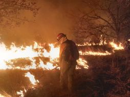 Debido al incendio en el ejido de Santa Cruz, la ZMG amaneció con una mala calidad del aire. ESPECIAL/Gobierno de Jalisco