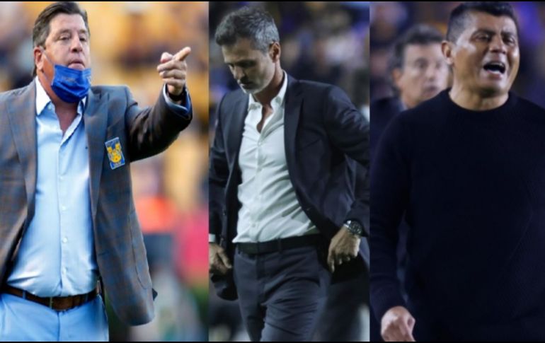 Miguel Herrera, Diego Cocca y Antonio “Chima” Ruiz no tuvieron mucho éxito con Tigres. ESPECIAL/IMAGO7