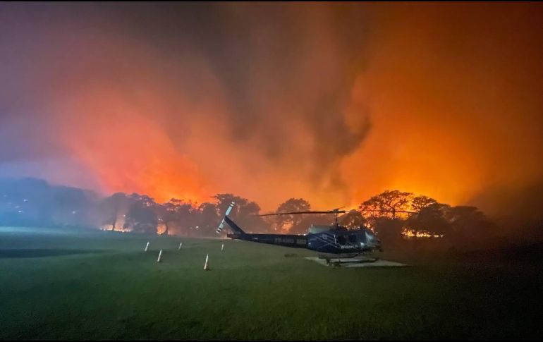 El incendio en La Primavera comenzó ayer por la tarde y fue controlado hasta hoy. ESPECIAL