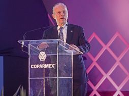 José Medina Mora, titular de la Coparmex a nivel nacional, rechazó la iniciativa del Gobierno federal, pues consideró que genera incertidumbre. EL INFORMADOR/ C. Zepeda