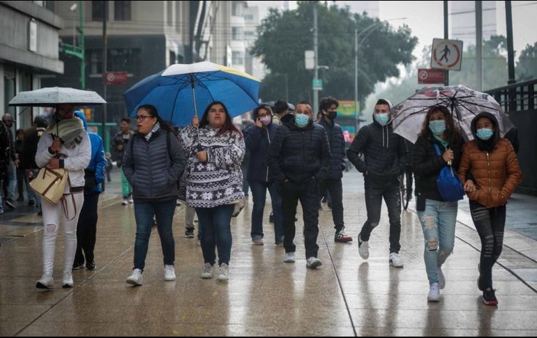 La Ciudad de México tendrá un clima lluvioso este martes. SUN/ARCHIVO