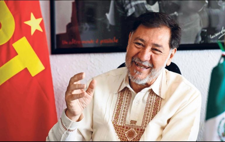 Gerardo Fernández Noroña recibió varios comentarios en Twitter donde critican su actitud. SUN/ARCHIVO