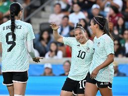 Charlyn Corral (#10) le devolvió a México una ventaja que nunca soltaría en el desarrollo del partido ante el Houston Dash. IMAGO7/E. Espinosa