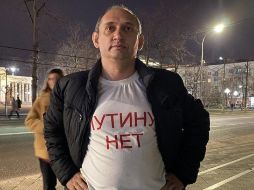 Vitaly Votanovsky fue detenido al comienzo de la invasión por llevar una camiseta con el lema 