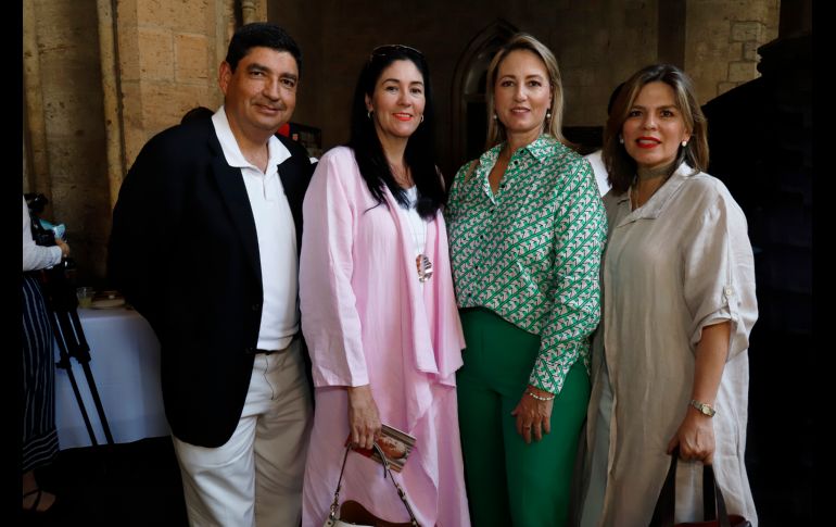 Mauricio Reynoso, Rut Castellanos, Ana Carrandi y Catalina Olea. GENTE BIEN JALISCO/Claudio Jimeno
