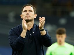 Lampard lamentó la expulsión de Chilwell, que condicionó el juego de su equipo. EFE/C. Moya