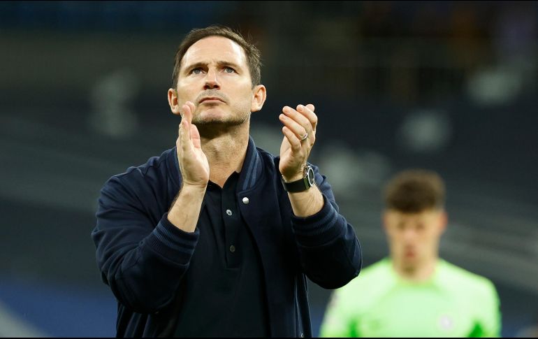 Lampard lamentó la expulsión de Chilwell, que condicionó el juego de su equipo. EFE/C. Moya