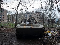 Durante la jornada de este jueves, las fuerzas rusas atacaron el pueblo de Zmiivka, en la parte de la provincia controlada por el Gobierno de Kiev. AP/I. Rubakova