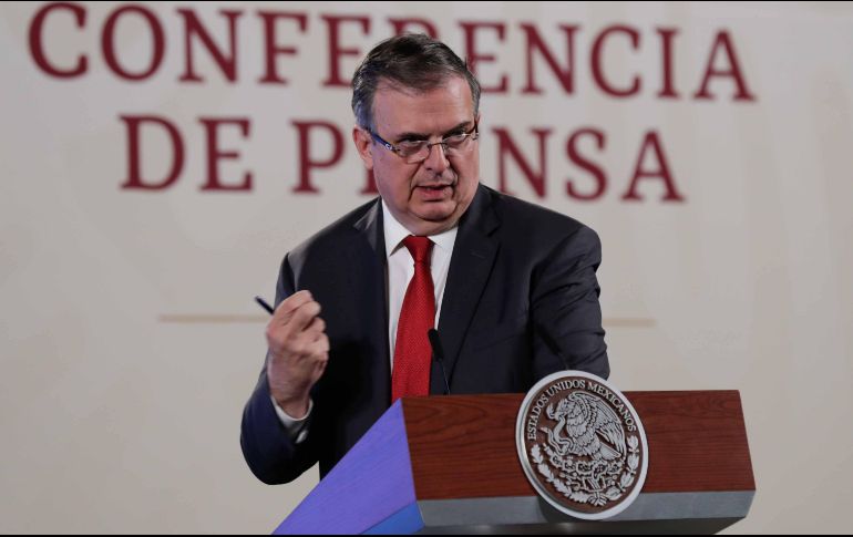 Marcelo Ebrard emitió las declaraciones al inicio de una reunión con representantes de Estados Unidos para abordar temas de narcotráfico, inmigración y seguridad. SUN/ARCHIVO