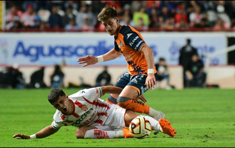Puebla llegó a 17 puntos y está en la décima posición de la tabla; Necaxa, con 14, ya no se juega nada en el torneo. IMAGO7/P. Ramírez