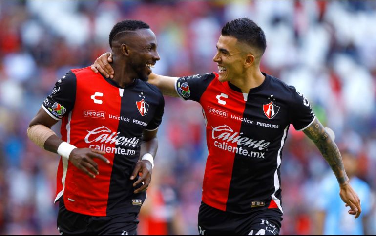 Una gran noche de uno de los máximos ídolos actuales del Atlas, Julián Quiñones, quien marcó un doblete llegando así a 10 anotaciones en lo que va de la campaña. IMAGO7